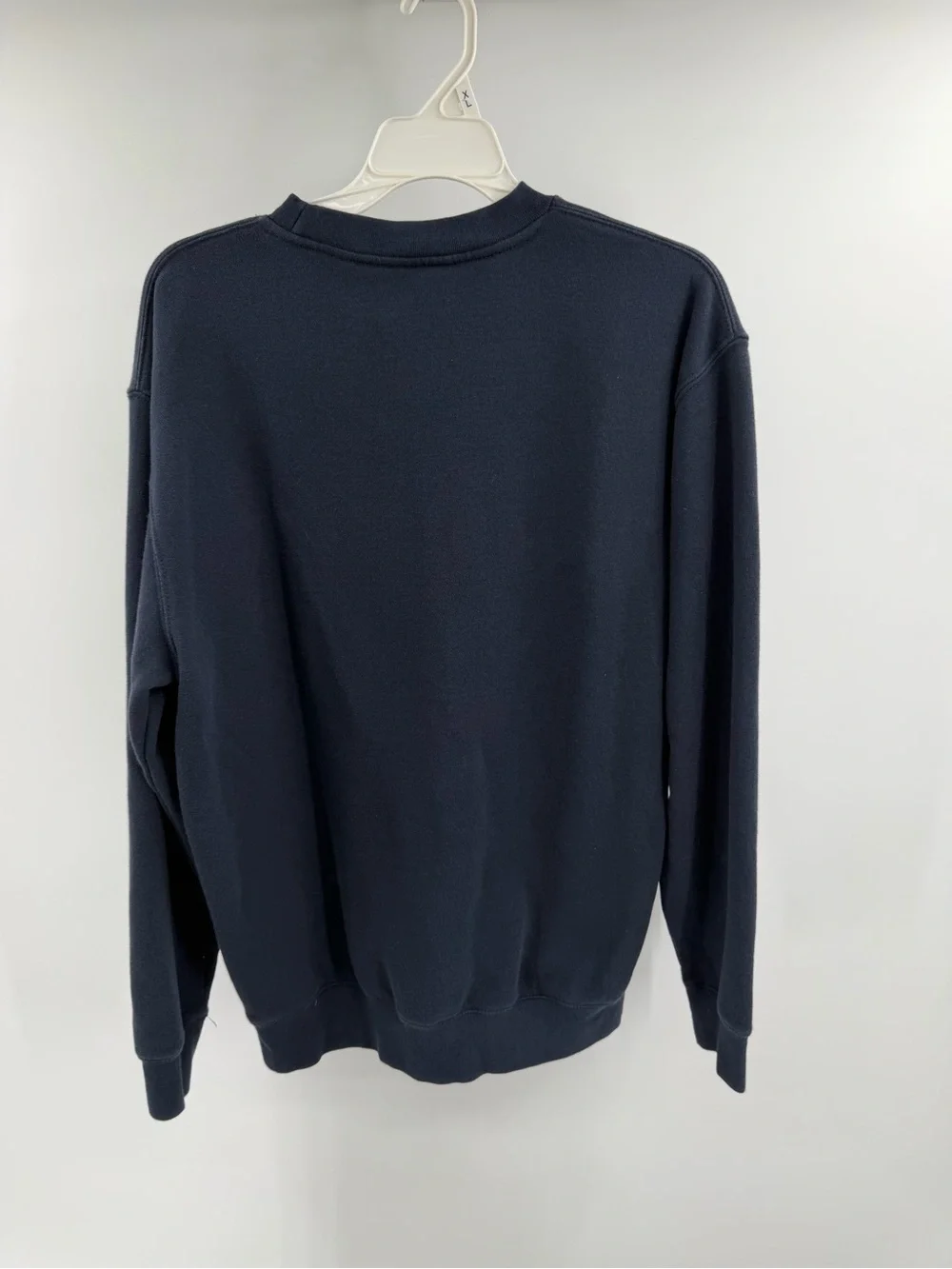 Coffee Brunch And Dogs Navy Blue Fleece Lined Crewneck Sweatshirt Medium Womens - Picture 2 of 3